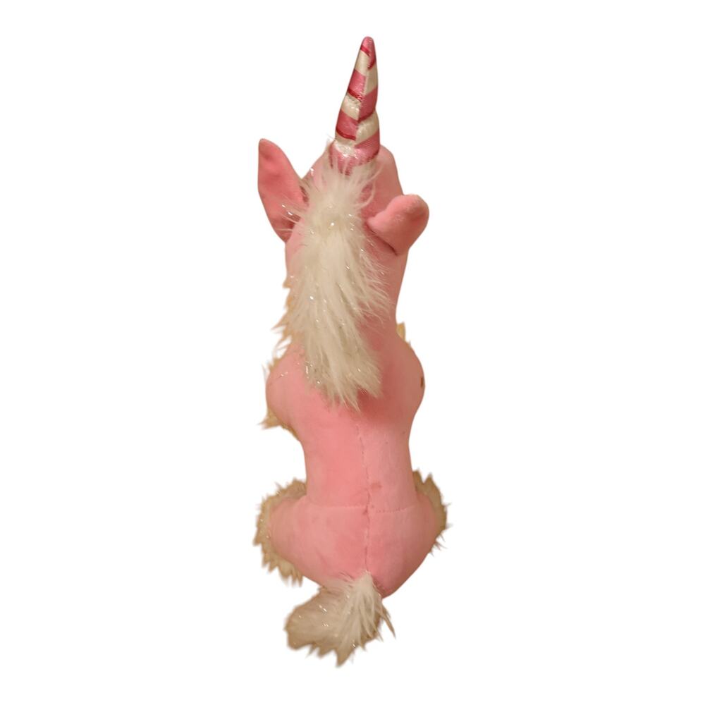 Build-A-Bear Pink Unicorn Plush 12” Striped Horn Stuffed Animal Barbiecore - Picture 3 of 10